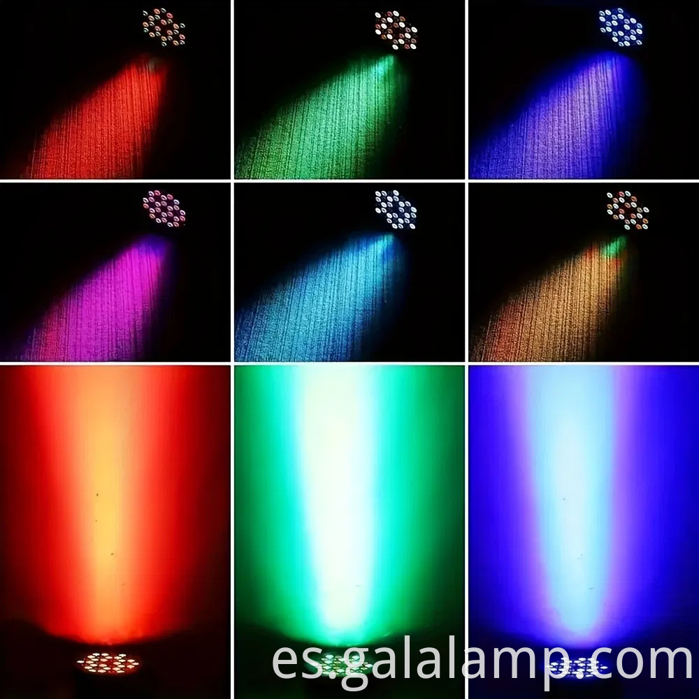 RGB LED DJ Party Light, Disco Atmosphere Lámpara de escenario